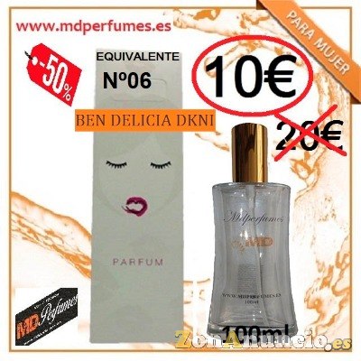 Perfume Equivalente mujer N06 BEN DELICIA DKNI alta gama